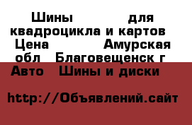 Шины 13-5.00-6 для квадроцикла и картов › Цена ­ 1 400 - Амурская обл., Благовещенск г. Авто » Шины и диски   